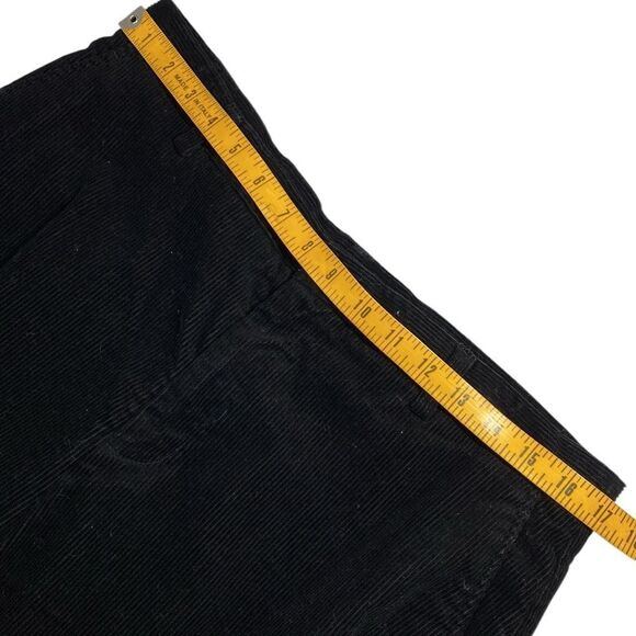 LANDS' END Black Corduroy Trouser Pants - Picture 6 of 8